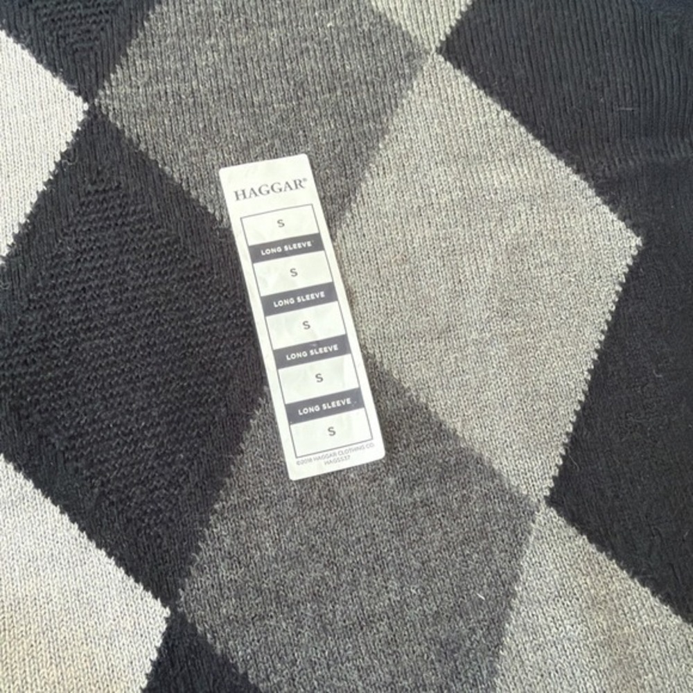 Haggar Men's Argyle Sweater S NWT 75.00. 762 - Picture 4 of 13